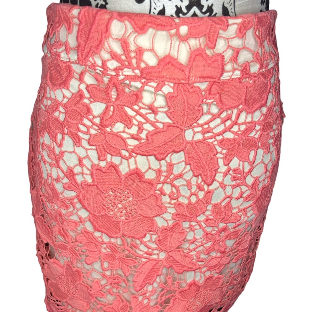 LOFT Petites Coral 6P Skirt
